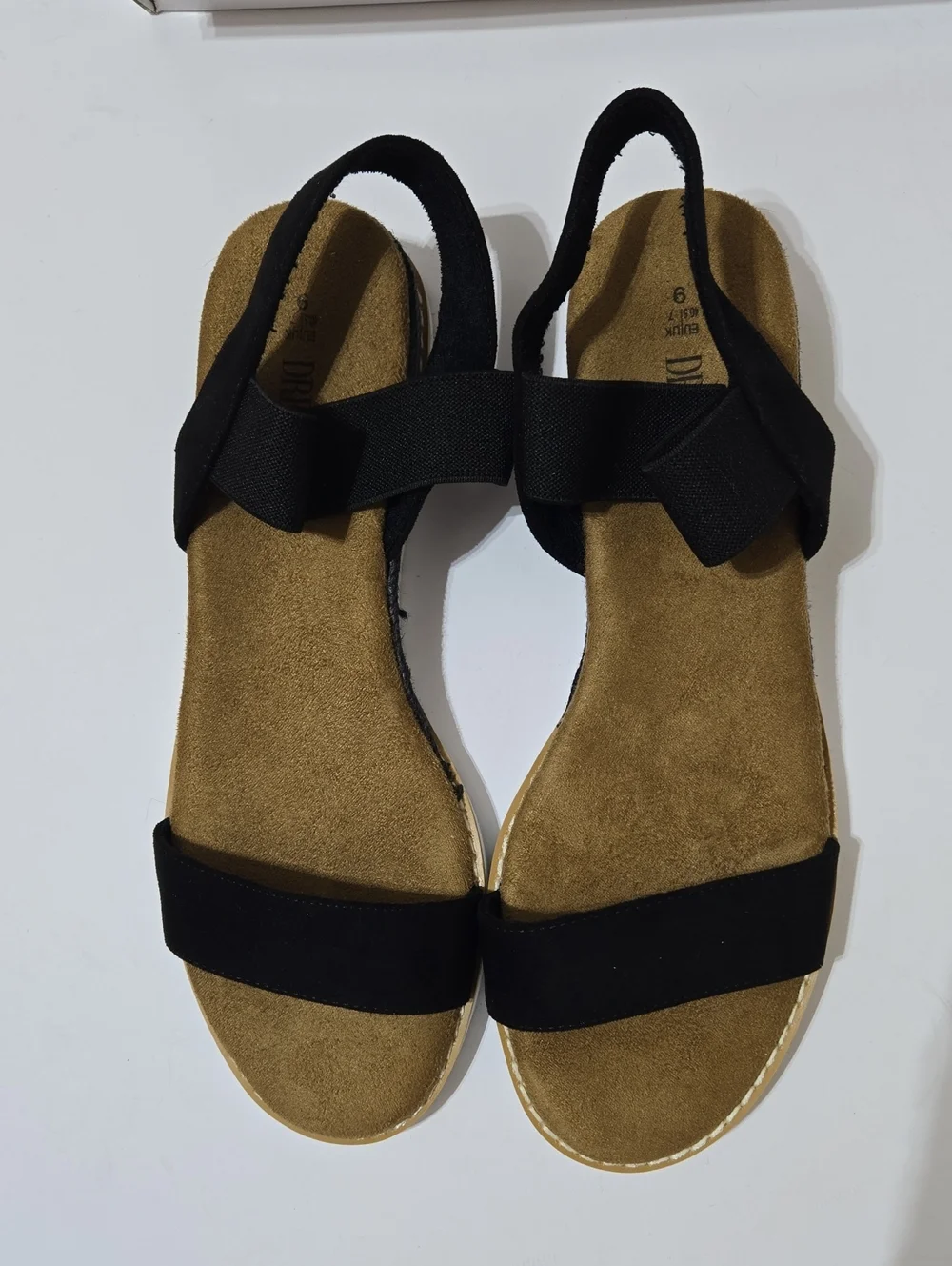 Dream Pairs Women's Black Espadrille Sandals